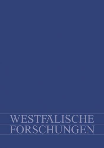 Westfälische Forschungen, Band 62-2012 