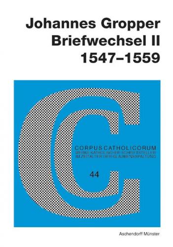 Johannes Gropper: Briefwechsel (Ebook - pdf) 