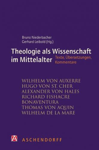 Theologie als Wissenschaft im Mittelalter (Ebook - pdf) 