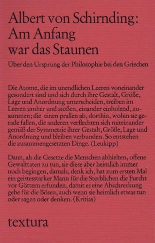 Am Anfang war das Staunen 