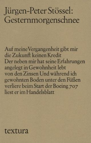 Gesternmorgenschnee 