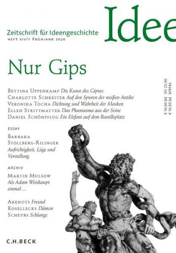 Zeitschrift für Ideengeschichte Heft XIV/1 Frühjahr 2020 