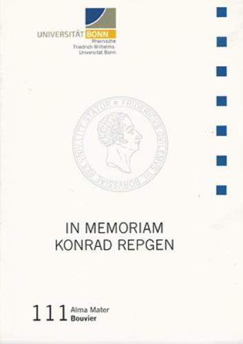 In Memoriam Konrad Repgen 