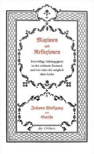 Maximen und Reflexionen 