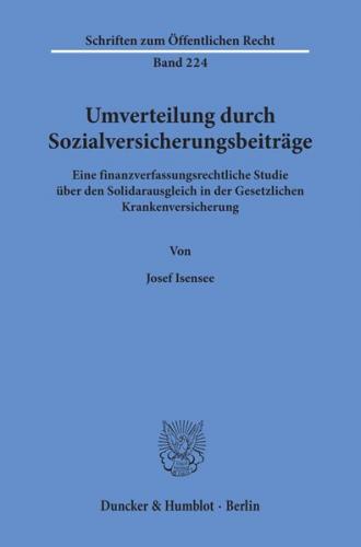 Umverteilung durch Sozialversicherungsbeiträge. 