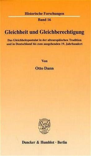 Gleichheit und Gleichberechtigung. 