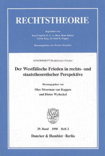 Der Westfälische Frieden in rechts- und staatstheoretischer Perspektive. 