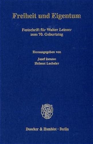 Freiheit und Eigentum. 