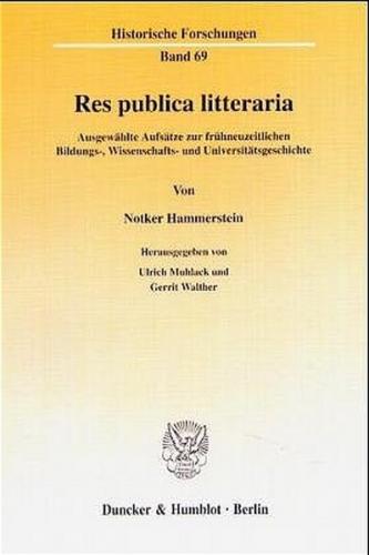 Res publica litteraria. 