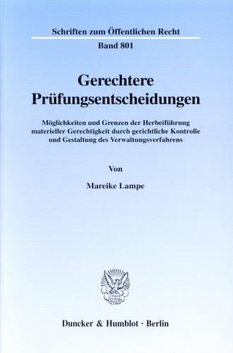 Gerechtere Prüfungsentscheidungen. 