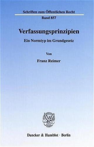 Verfassungsprinzipien. 