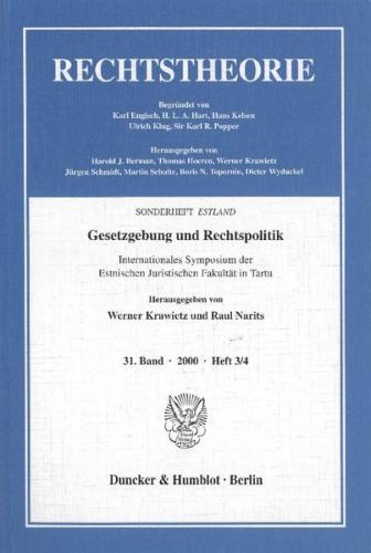 Gesetzgebung und Rechtspolitik. 