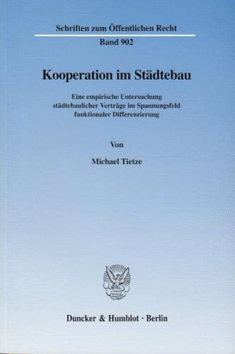 Kooperation im Städtebau. 