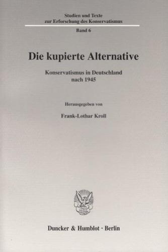 Die kupierte Alternative. 