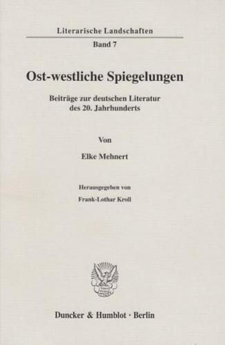 Ost-westliche Spiegelungen. 