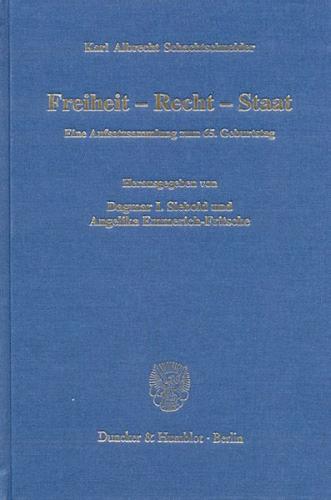 Freiheit - Recht - Staat. 