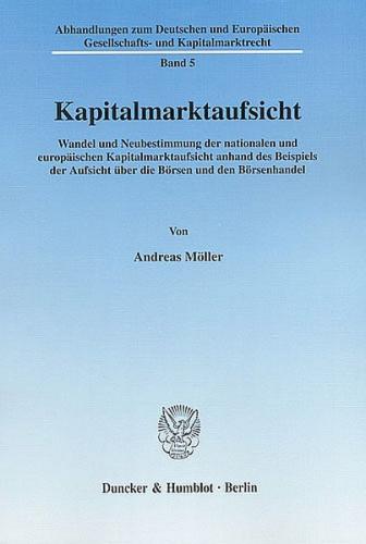 Kapitalmarktaufsicht. 