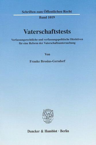 Vaterschaftstests. 