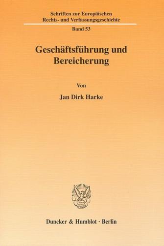 Geschäftsführung und Bereicherung. 