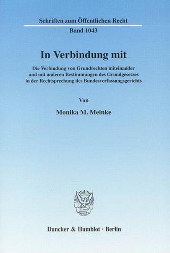 In Verbindung mit. 