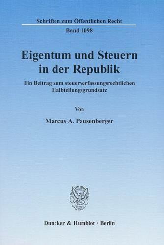 Eigentum und Steuern in der Republik. 