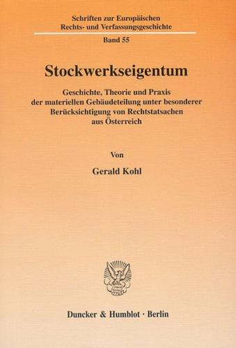 Stockwerkseigentum. 
