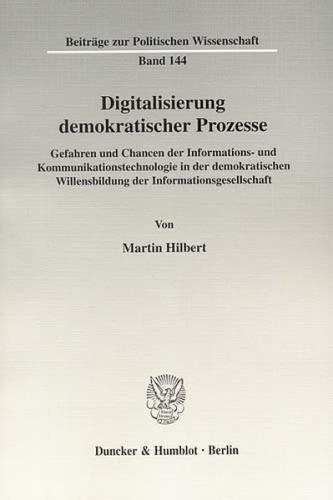 Digitalisierung demokratischer Prozesse. 