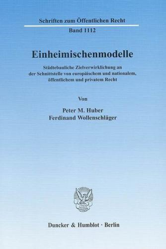 Einheimischenmodelle. 