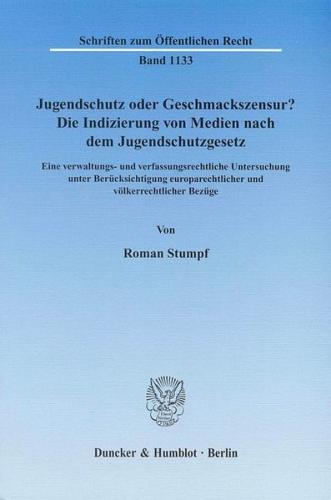Jugendschutz oder Geschmackszensur? 