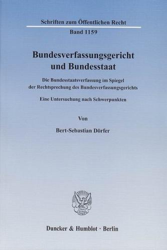 Bundesverfassungsgericht und Bundesstaat. 