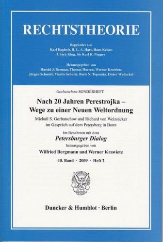 Nach 20 Jahren Perestrojka – Wege zu einer Neuen Weltordnung. 