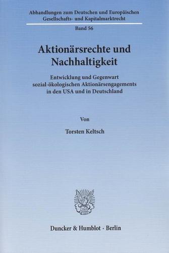 Aktionärsrechte und Nachhaltigkeit. 
