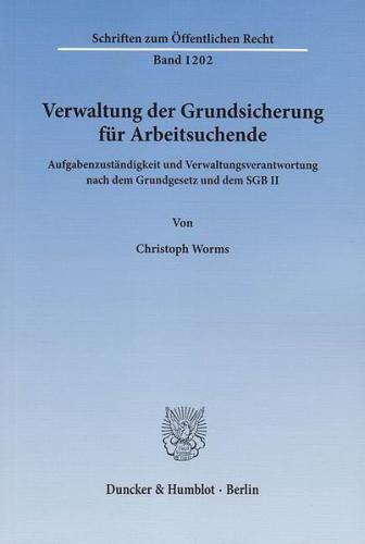 Verwaltung der Grundsicherung für Arbeitsuchende. 