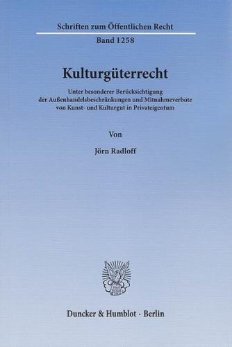 Kulturgüterrecht. 