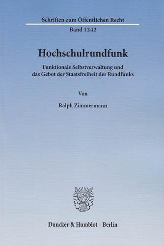 Hochschulrundfunk. 