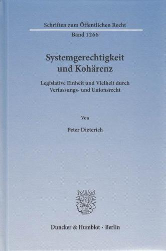 Systemgerechtigkeit und Kohärenz. 