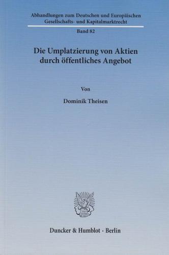 Die Umplatzierung von Aktien durch öffentliches Angebot. 