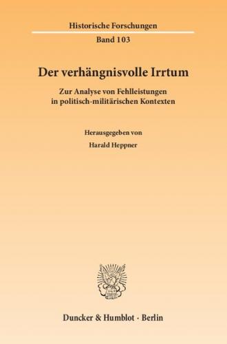 Der verhängnisvolle Irrtum. 
