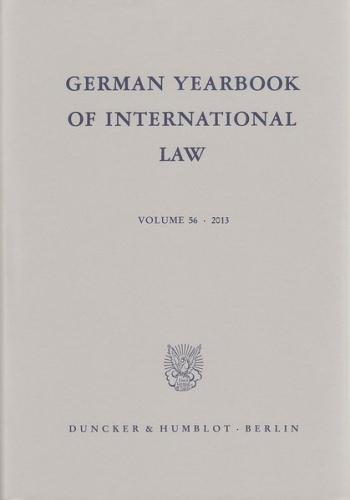 German Yearbook of International Law - Jahrbuch für Internationales Recht. 