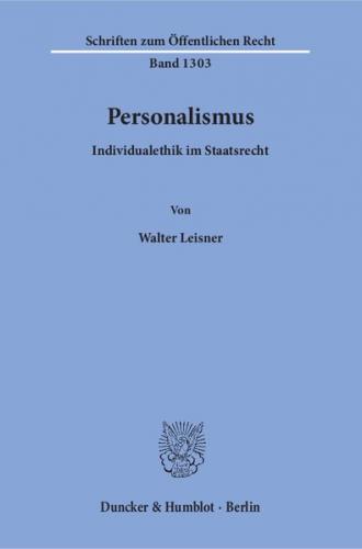 Personalismus. 