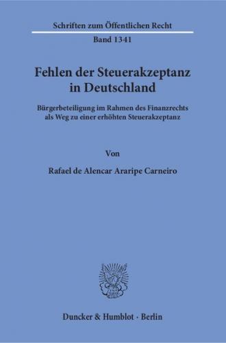 Fehlen der Steuerakzeptanz in Deutschland. 