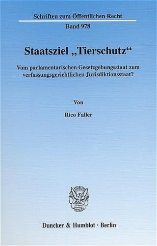 Staatsziel "Tierschutz". (Ebook - pdf) 