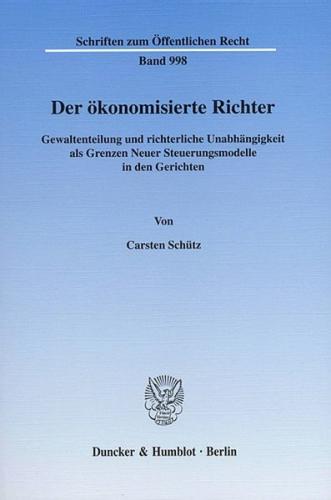 Der ökonomisierte Richter. (Ebook - pdf) 