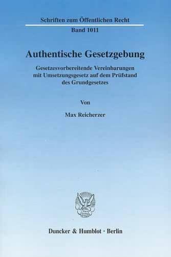 Authentische Gesetzgebung. (Ebook - pdf) 