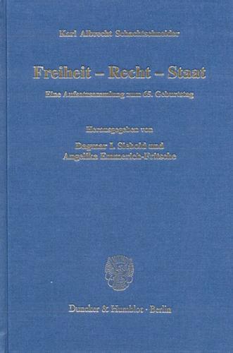 Freiheit - Recht - Staat. (Ebook - pdf) 