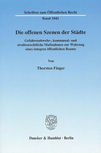 Die offenen Szenen der Städte. (Ebook - pdf) 