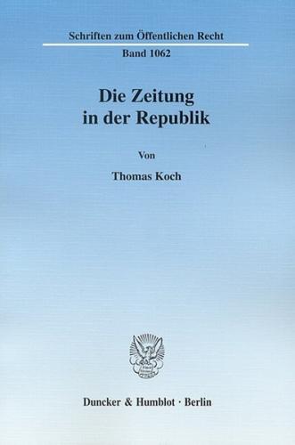 Die Zeitung in der Republik. (Ebook - pdf) 