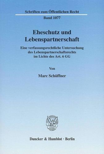 Eheschutz und Lebenspartnerschaft. (Ebook - pdf) 