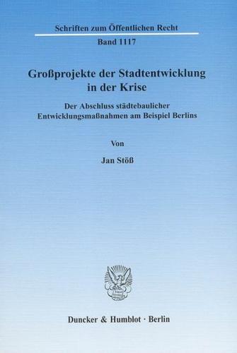 Großprojekte der Stadtentwicklung in der Krise. (Ebook - pdf) 