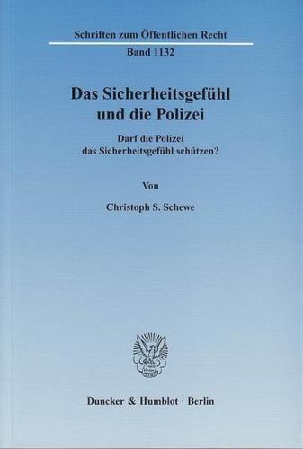 Das Sicherheitsgefühl und die Polizei. (Ebook - pdf) 